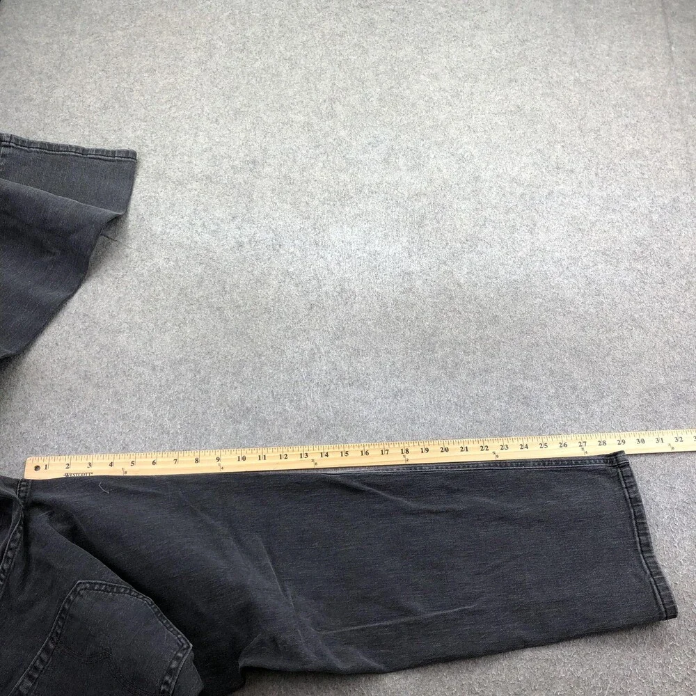 Levis 541 Jeans Mens 36x30 Black Charcoal Wash Athletic Straight Denim Pants